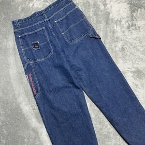 Vintage North Peak Jeans Mens 38x32 Carpenter‎ Pants Denim Baggy Skater Y2K 90s